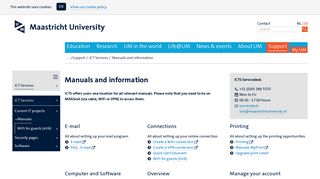 
                            6. Manuals and information - Maastricht University