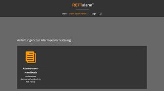 
                            8. Manuals | RETTalarm - alarmieren - warnen - informieren