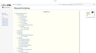 
                            9. Manual:Scripting - MikroTik Wiki