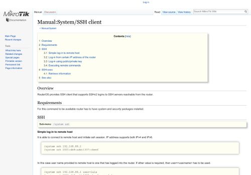 
                            1. Manual:System/SSH client - MikroTik Wiki