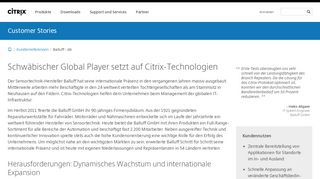 
                            9. Manufacturing Solutions - Balluff - Case Study - Citrix