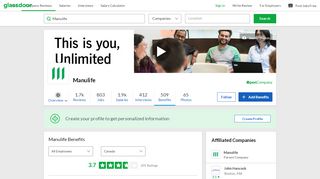 
                            12. Manulife Employee Benefits and Perks | Glassdoor