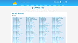 
                            4. Mapa do site - Navegue Fácil com o Submarino Viagens