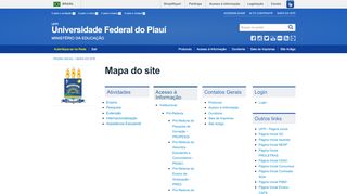 
                            7. Mapa do site - Ufpi