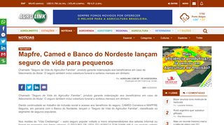 
                            11. Mapfre, Camed e Banco do Nordeste lançam seguro de vida para ...