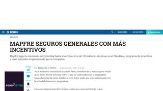 
                            11. MAPFRE SEGUROS GENERALES CON MÁS INCENTIVOS - Archivo ...