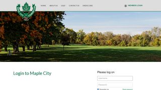 
                            11. Maple City Country Club - Login