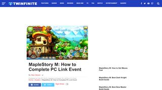 
                            6. MapleStory M: How to Complete PC Link Event - Twinfinite