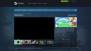 
                            11. MapleStory on Steam