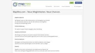 
                            4. MapMeo.com Jobbörse | Über MapMeo & Impressum