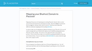 
                            11. Mapping your Bluehost Domain to Placester – Placester