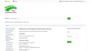 
                            9. Mapua Community Library catalog