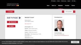 
                            13. MAQUET GmbH | German Healthcare Export Group e.V.