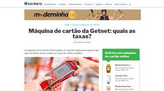 
                            11. Máquina de cartão da GetNet: quais as taxas? - Konkero