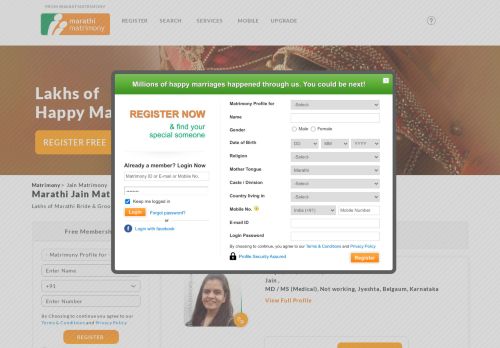 
                            12. Marathi Jain Matrimony - Find your perfect Marathi Jain Bride / Groom ...