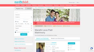 
                            10. Marathi Leva Patil Matrimonials - Marathi Shaadi