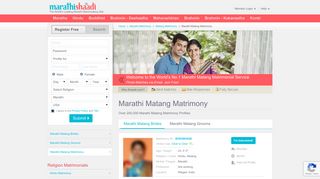 
                            11. Marathi Matang Matrimonials - No 1 Site for Marathi Matang ...
