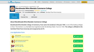 
                            9. Marathwada Mitra Mandals Commerce College - 2019 Admission ...