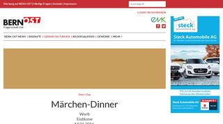 
                            11. Märchen-Dinner - Bern-Ost