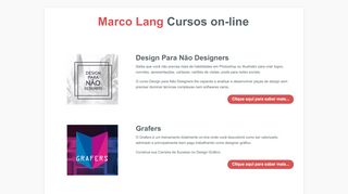 
                            11. Marco Lang Cursos on-line - Cursos - Marco Lang