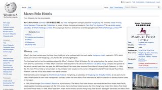 
                            10. Marco Polo Hotels - Wikipedia