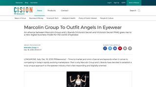 
                            5. Marcolin Group To Outfit Angels In Eyewear - PR Newswire