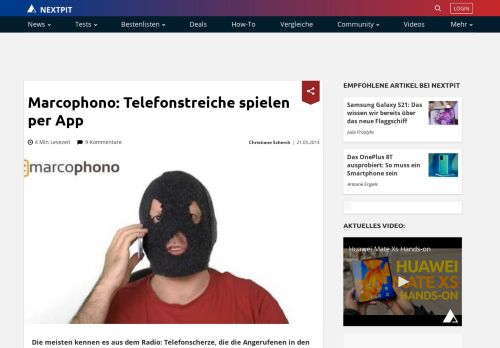 
                            12. Marcophono: Telefonstreiche spielen per App | AndroidPIT