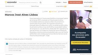 
                            10. Marcos José Alves Lisboa | Escavador