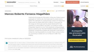 
                            11. Marcos Roberto Fonseca Magalhães | Escavador