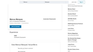 
                            13. Marcus Marques - CEO - Acelerador Empresarial | LinkedIn