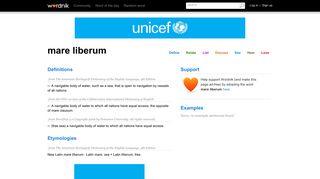 
                            9. mare liberum - definition and meaning - Wordnik