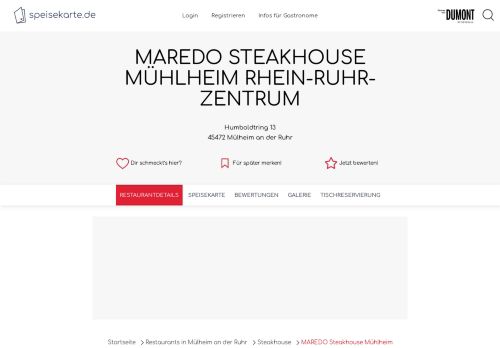 
                            10. MAREDO Steakhouse Mühlheim Rhein-Ruhr-Zentrum in Mülheim an ...