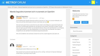 
                            9. Mareta Dagostino kümmert sich in avameet um OpenSim - Off ...