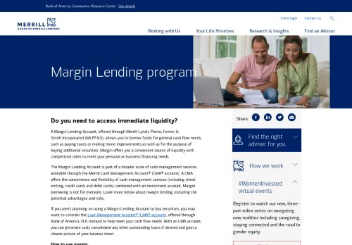
                            8. Margin Lending program - Merrill Lynch