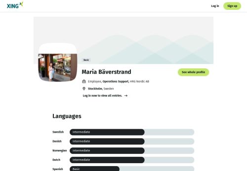 
                            12. Maria Bäverstrand - Operations Support - HRG Nordic AB | XING