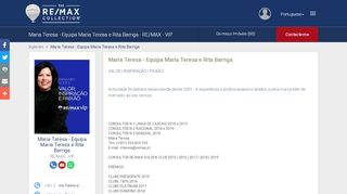
                            7. Maria Teresa – RE/MAX - VIP – São Domingos de Rana, Cascais ...