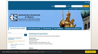 
                            8. Marianum Buxheim - Katholischen Schulwerks in Bayern