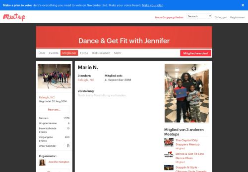 
                            12. Marie N. - Dance & Get Fit with Jennifer (Raleigh, NC) | Meetup