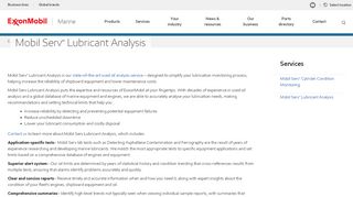 
                            8. Marine fuels and lubricants analysis by Mobil Serv   | ExxonMobil marine