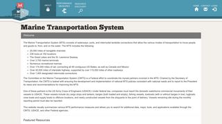 
                            9. Marine Transportation System - USACE Navigation Portal