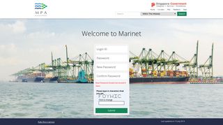 
                            8. Marinet - Maritime and Port Authority of Singapore