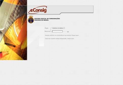 
                            4. Marinha do Brasil - SISTEMA DIGITAL DE CONSIGNAÇÕES