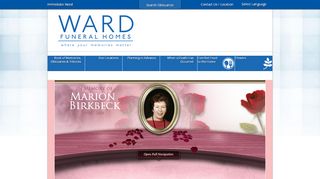 
                            8. Marion Birkbeck Login - Oakville, Ontario | Ward Funeral Homes ...