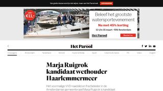 
                            13. Marja Ruigrok kandidaat wethouder Haarlemmermeer - Amsterdam ...