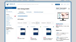 
                            12. Marke Grin Verlag GmbH - digitec