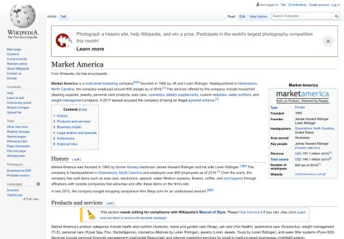 
                            10. Market America - Wikipedia