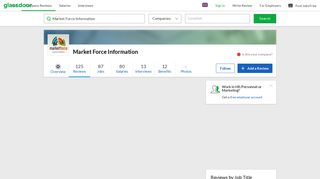 
                            6. Market Force Information Mystery Shopper Reviews | Glassdoor.co.uk