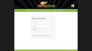 
                            6. Market Fresh - Login