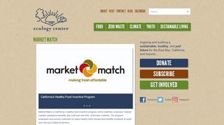 
                            11. Market Match | Ecology Center