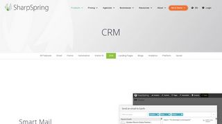 
                            7. Marketing Automation Built-in CRM, CRM Integration - SharpSpring